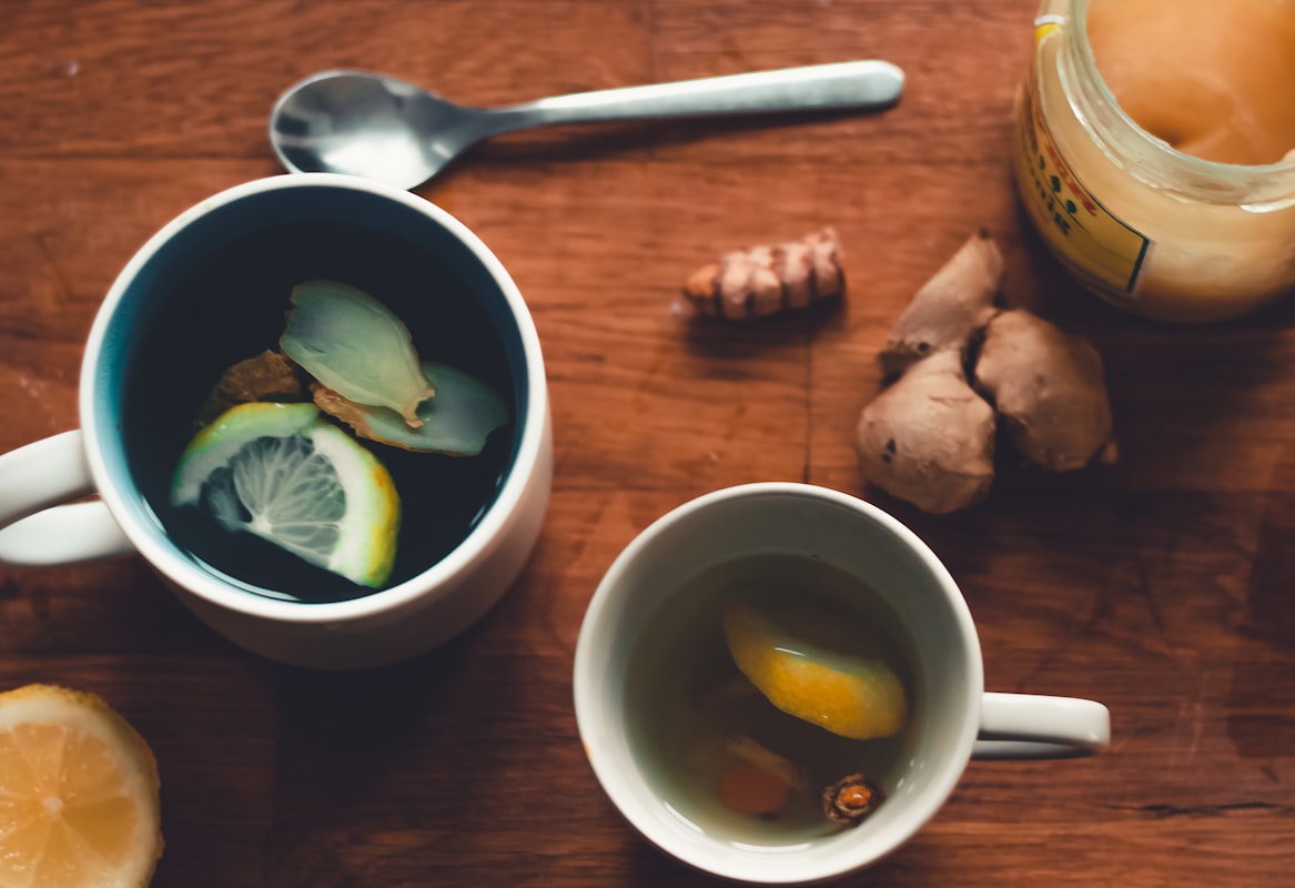 Infusión fría de cítricos con jengibre